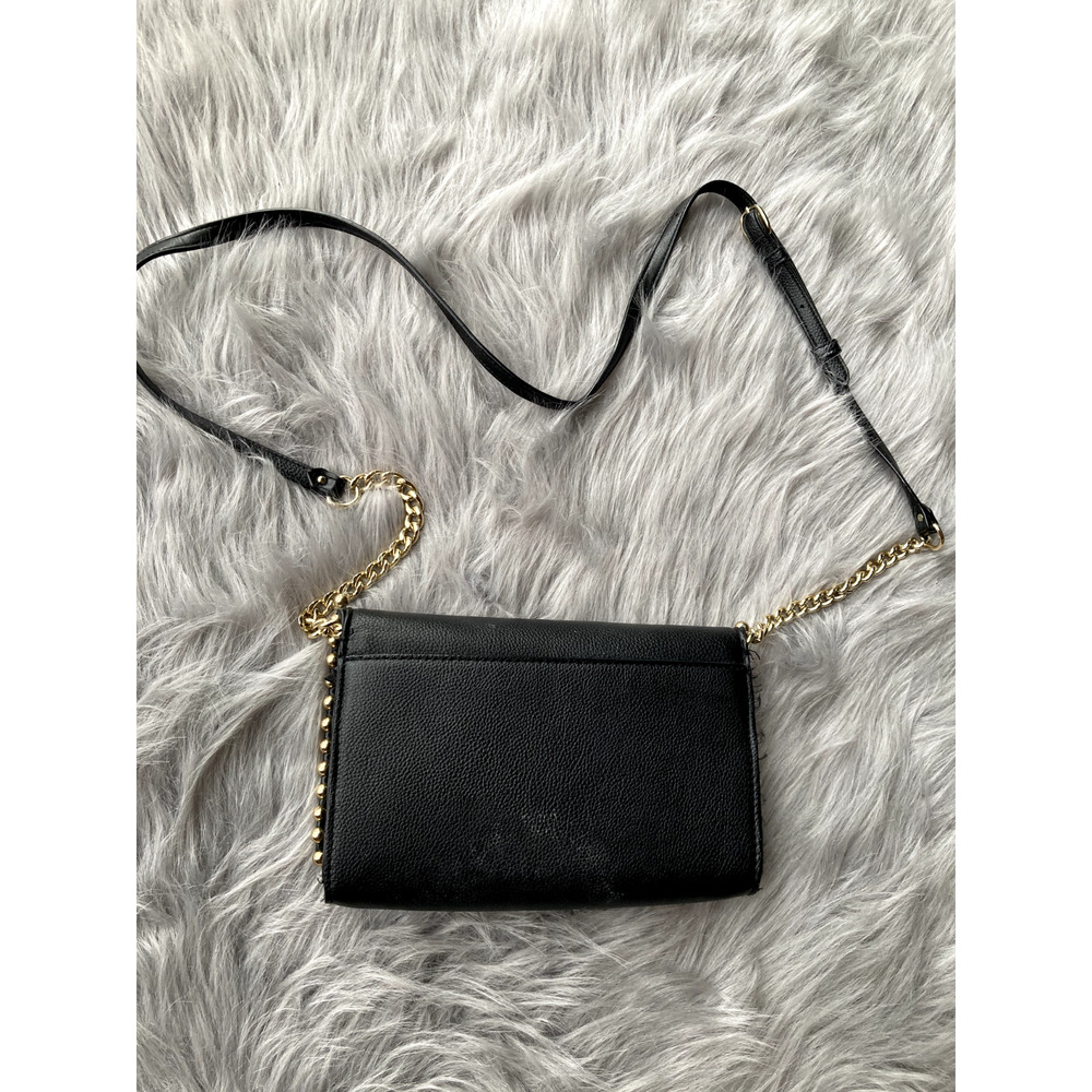 Victoria's Secret Purse Black Chain Strap Stud Crossbody Shoulder Bag Womens - Picture 5 of 12